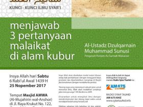 Menjawab 3 pertanyaan malaikat di alam kubur depok