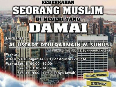 Tabligh Akbar Keberkahan Seorang Muslim di Negeri yang Damai – Bandar Lampung